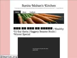 Sites similar to sunitamohanskitchen.com
