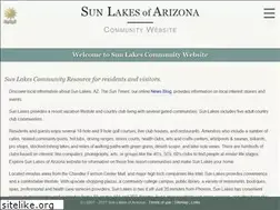 Sites similar to sunlakesofarizona.com