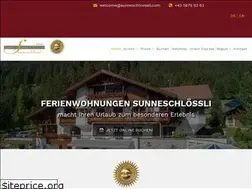 Sites similar to sunneschloessli.com
