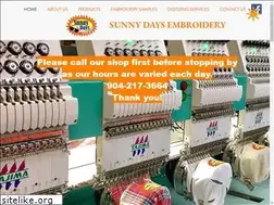 Sites similar to sunnydaysembroidery.com