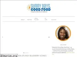 Sites similar to sunnydaysgoodfood.com