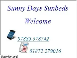 Sites similar to sunnydayssunbeds.co.uk