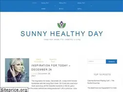Sites similar to sunnyhealthyday.com