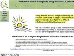 Sites similar to sunnyhillsneighborhood.org
