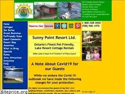 Sites similar to sunnypointresort.com
