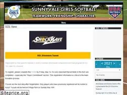 Sites similar to sunnyvalegirlssoftball.org