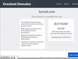 Sites similar to sunod.com
