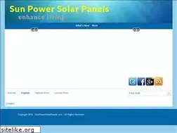 Sites similar to sunpowersolarpanels.com