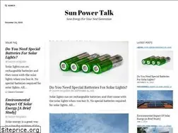 Sites similar to sunpowertalk.com