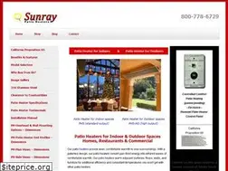 Sites similar to sunraypatioheaters.com