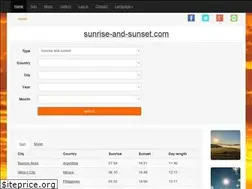 Sites similar to sunrise-and-sunset.com