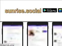 Sites similar to sunrise.social