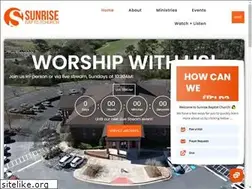 Sites similar to sunrisebaptist.com