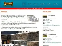 Sites similar to sunrisebuildingsupply.com
