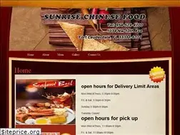 Sites similar to sunrisechinesefood.net