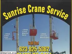 Sites similar to sunrisecrane.com
