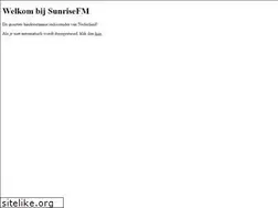 Sites similar to sunrisefm.nl