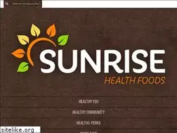 Sites similar to sunrisehealthfoods.com