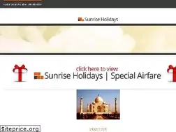 Sites similar to sunriseholidays.in