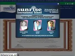 Sites similar to sunriseinternationalschool.com