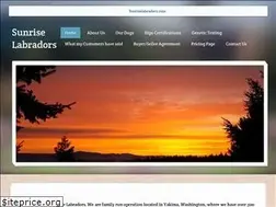 Sites similar to sunriselabradors.com