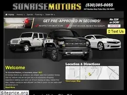 Sites similar to sunrisemotors.com