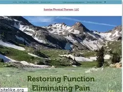 Sites similar to sunrisephysicaltherapy.com
