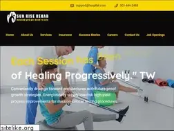 Sites similar to sunriserehabpt.com