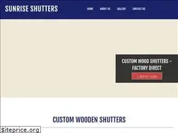 Sites similar to sunriseshutters.com