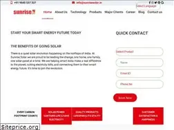 Sites similar to sunrisesolar.in