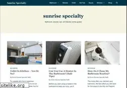 Sites similar to sunrisespecialty.com