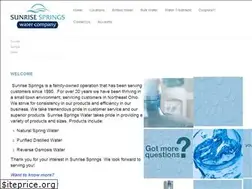 Sites similar to sunrisespringswater.com