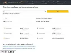 Sites similar to sunrisesunset.de