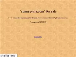 Sites similar to sunrisevilla.com