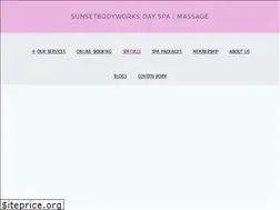 Sites similar to sunsetbodyworks.com
