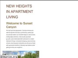 Sites similar to sunsetcanyonapts.com