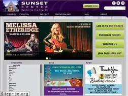 Sites similar to sunsetcenter.org