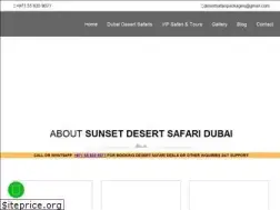 Sites similar to sunsetdesertsafari.com