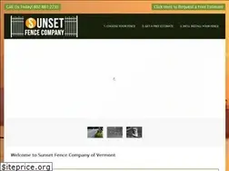 Sites similar to sunsetfencevt.com
