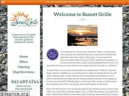 Sites similar to sunsetgrillehhi.com
