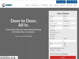 Sites similar to sunsetmoving.com