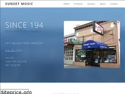 Sites similar to sunsetmusicsf.com
