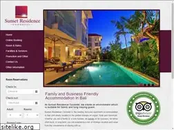 Sites similar to sunsetresidencebali.com