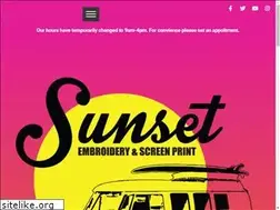 Sites similar to sunsetscreenprint.com