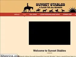 Sites similar to sunsetstablesri.com