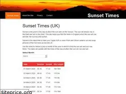 Sites similar to sunsettimes.co.uk