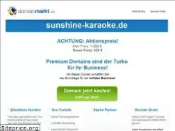 Sites similar to sunshine-karaoke.de