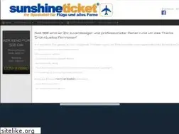 Sites similar to sunshine-ticket.de
