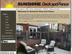 Sites similar to sunshinedeckandfence.com