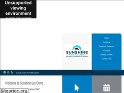 Sites similar to sunshineeyeclinic.com